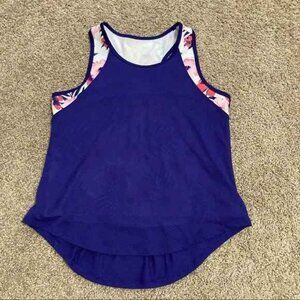 GIRLS Avia Floral 2-Fer Athletic Tank Top - XXL